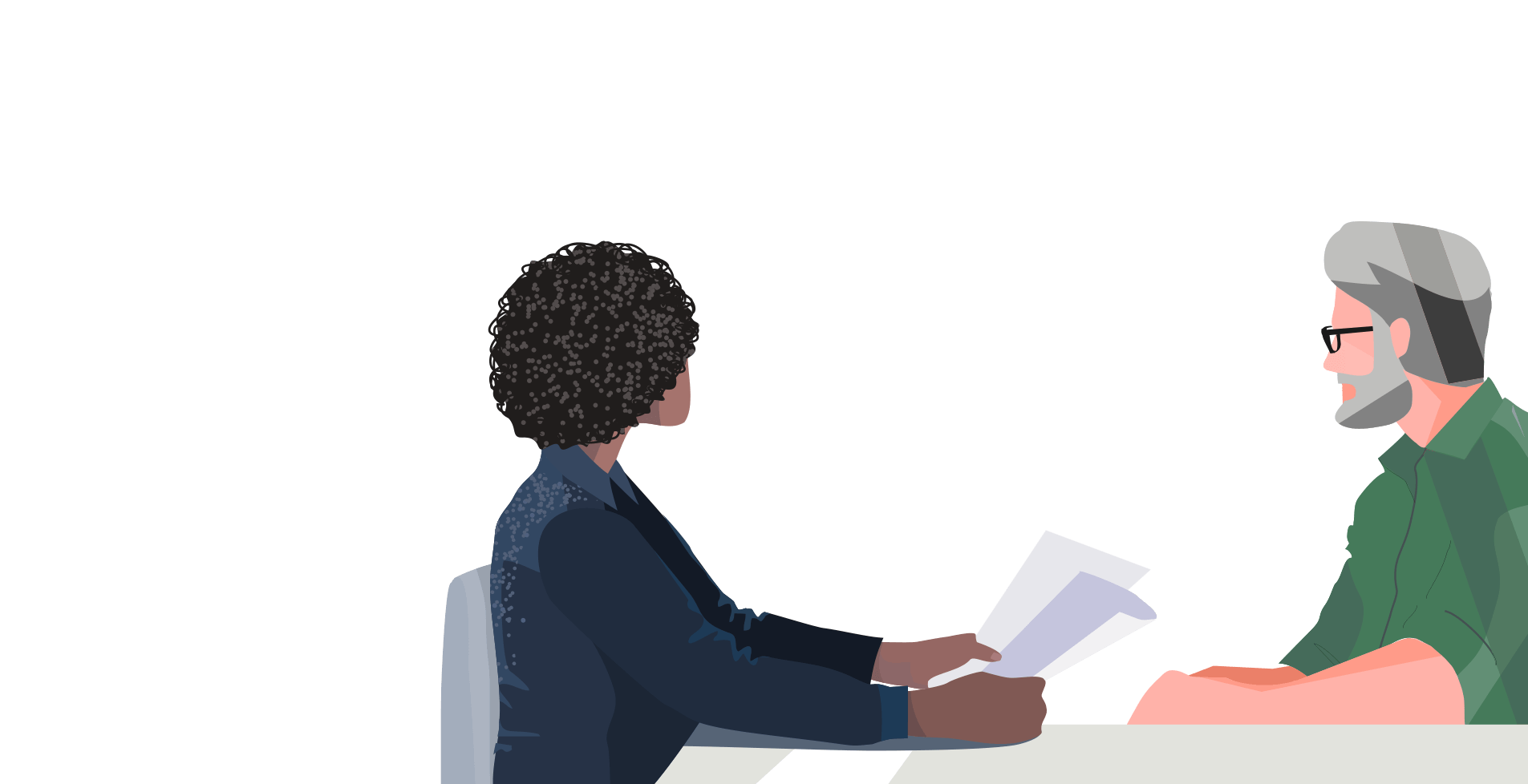 Diverse group of businesspeople collaborating