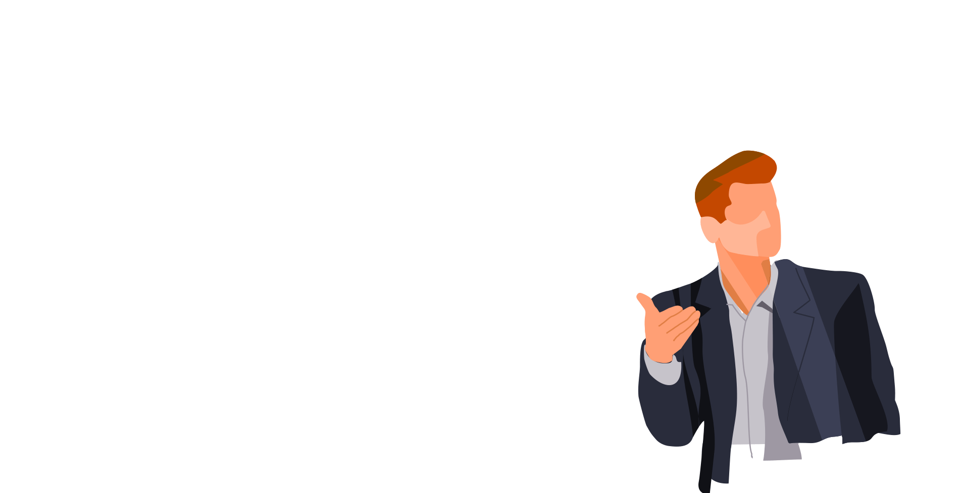 Man collaborating with coworkers