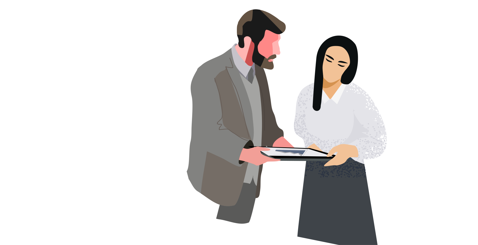 Diverse group of businesspeople collaborating